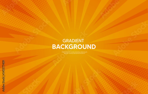 Abstract orange background, Abstract background with rays, background, Orange comics background, Yellow comics background