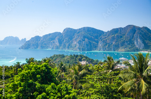 beautiful panorama on Koh Phi Phi Thailand