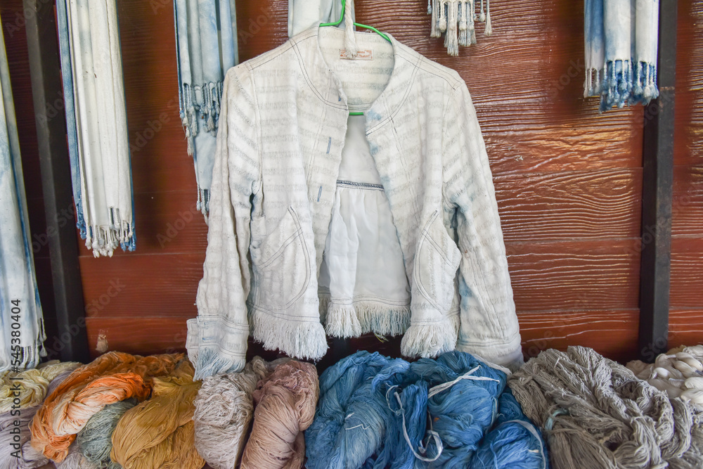 silk weaving process of villagers in Thailand Stock Photo Adobe Stock