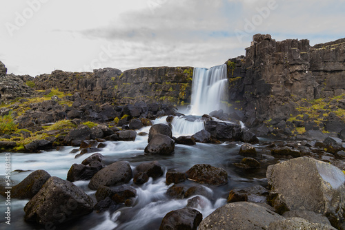 Landscape of   ingvellir National Park  Iceland 