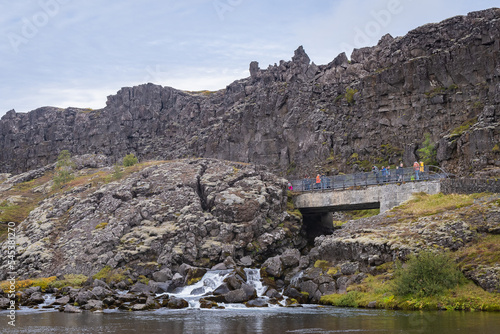 Landscape of Þingvellir National Park (Iceland) photo