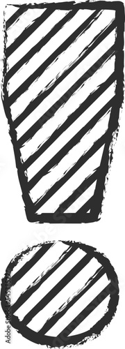 Grunge chalk style sans serif font handdrawn art. Chalked uppercase symbols and punctuation marks, filled with chalky lines. Decorative chalk type elements for chalk sketch board school design
