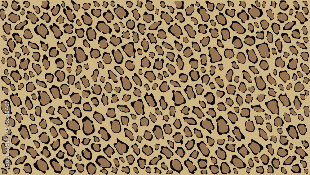 Light Brown and Black original Leopard print pattern in the world ...