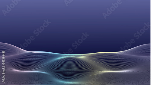 Wave background design