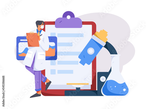 Doctor epidemic prevention and anti epidemic flat vector concept operation illustration
