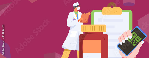 Doctor epidemic prevention and anti epidemic flat vector concept operation illustration
