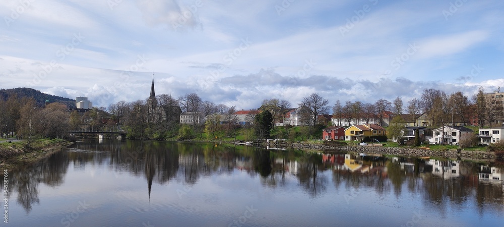 Panoramic view of Trondheim, Norway Panoramic view of Trondheim, Norway
