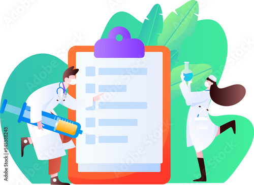Doctor epidemic prevention and anti epidemic flat vector concept operation illustration

