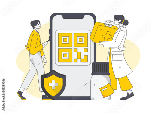 Doctor epidemic prevention and anti epidemic flat vector concept operation illustration
