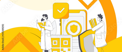 Doctor epidemic prevention and anti epidemic flat vector concept operation illustration
