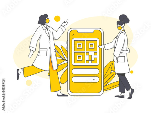 Doctor epidemic prevention and anti epidemic flat vector concept operation illustration
