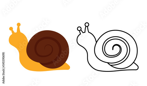 Coloring Book Ladybug Insect Animal Cartoon Animated Vector Illustration