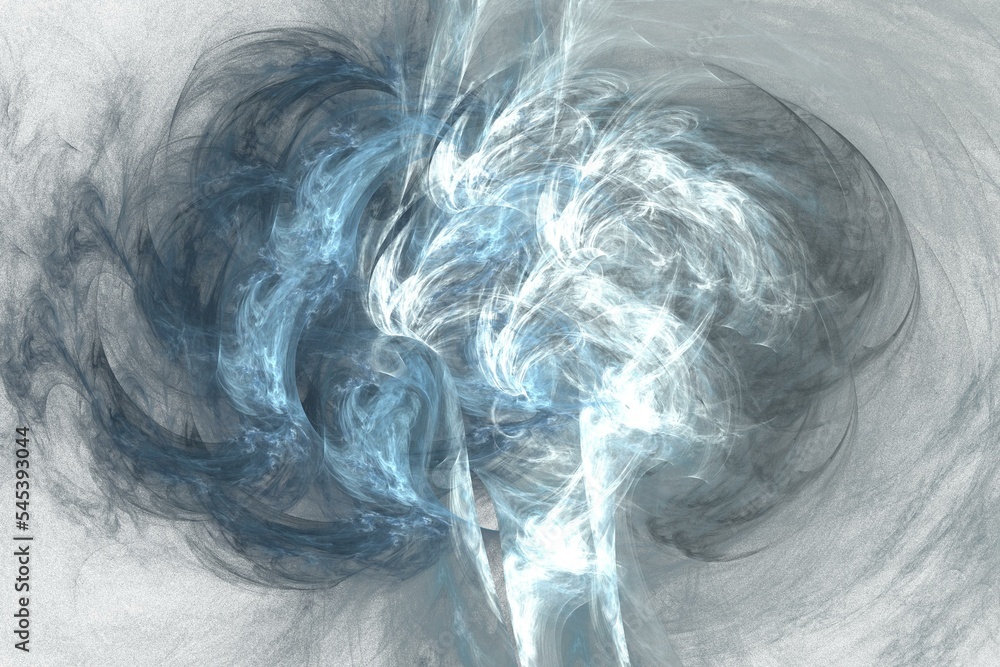 smoke graphic on black blue gray art design graphic fractal 