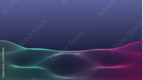 Wave Background design ppt 