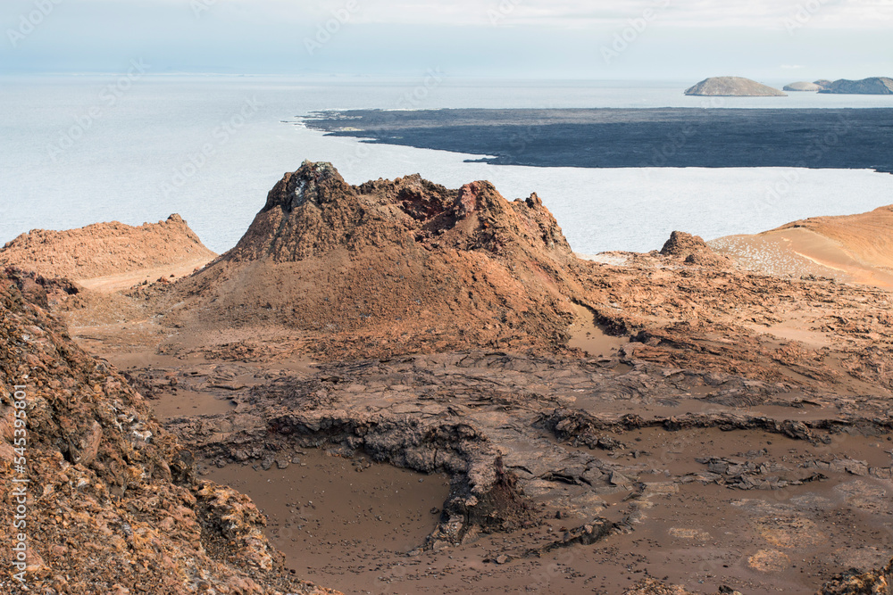 eroded crater rim, Bartolome, Galapagos