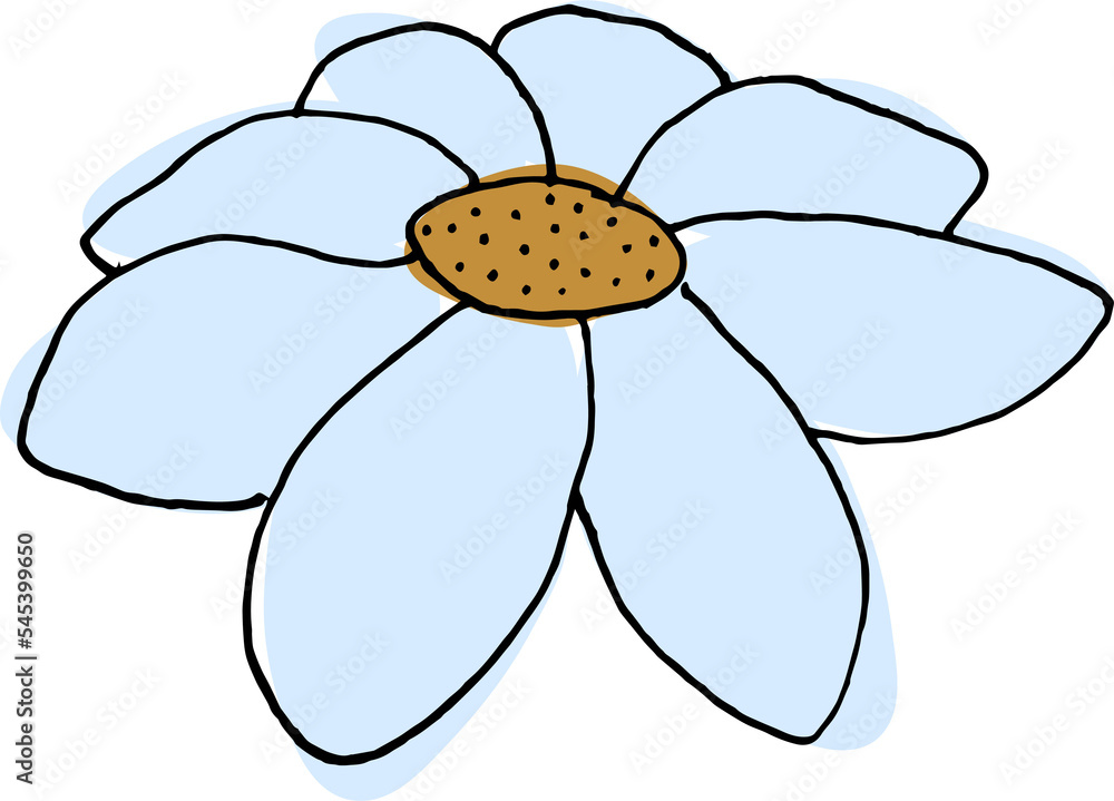 Naklejka premium flower isolated