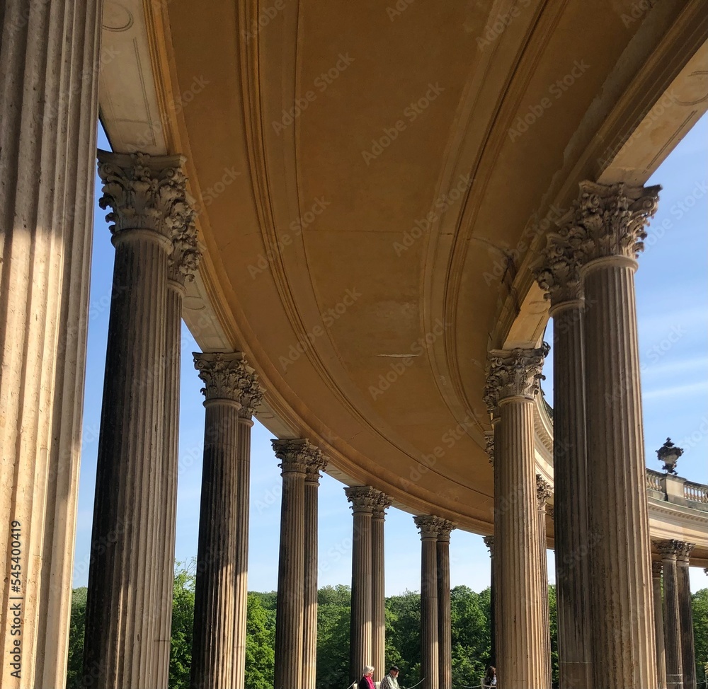 classical structure with columns
