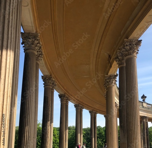 classical structure with columns