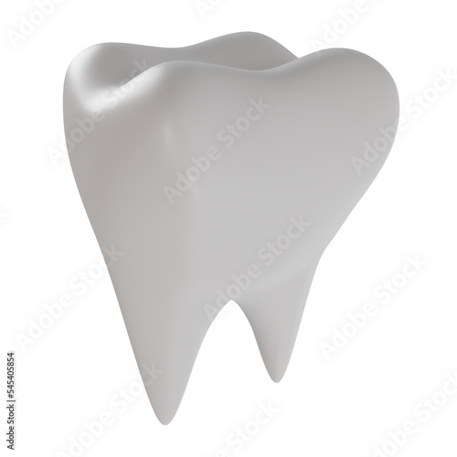 3d rendering of clean white teeth, routine dental checkup, health and hygiene concept photo