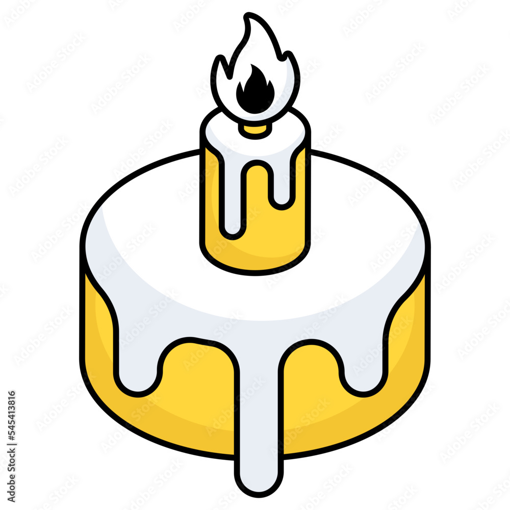 A perfect design icon of cake 