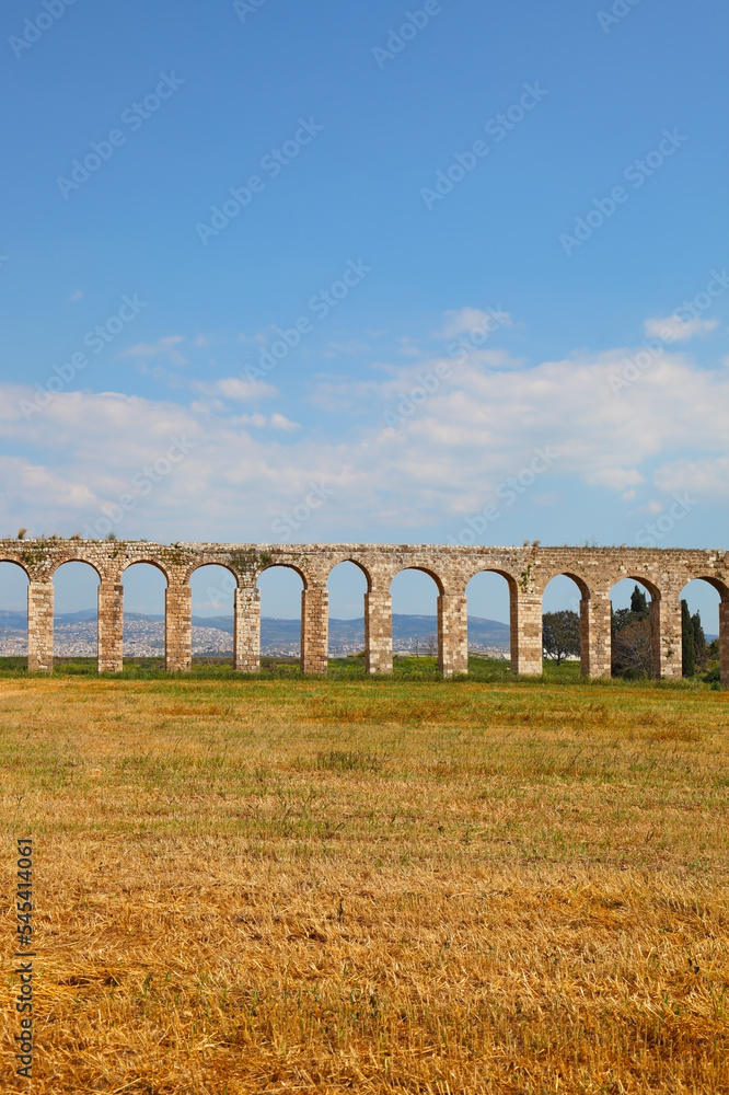The Roman aqueduct in Israel