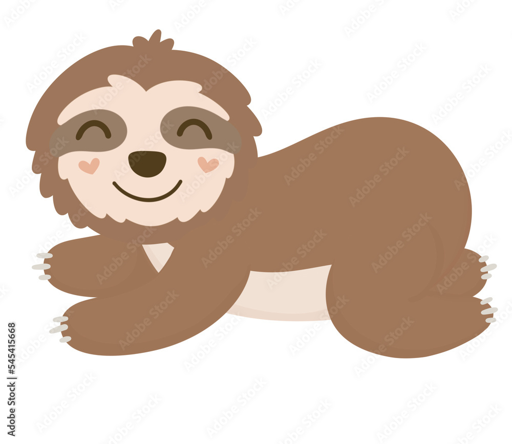 Obraz premium Smiling sloth 
