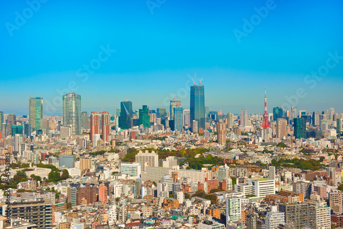 Tokyo City Panorama View Japan © Hiroyuki