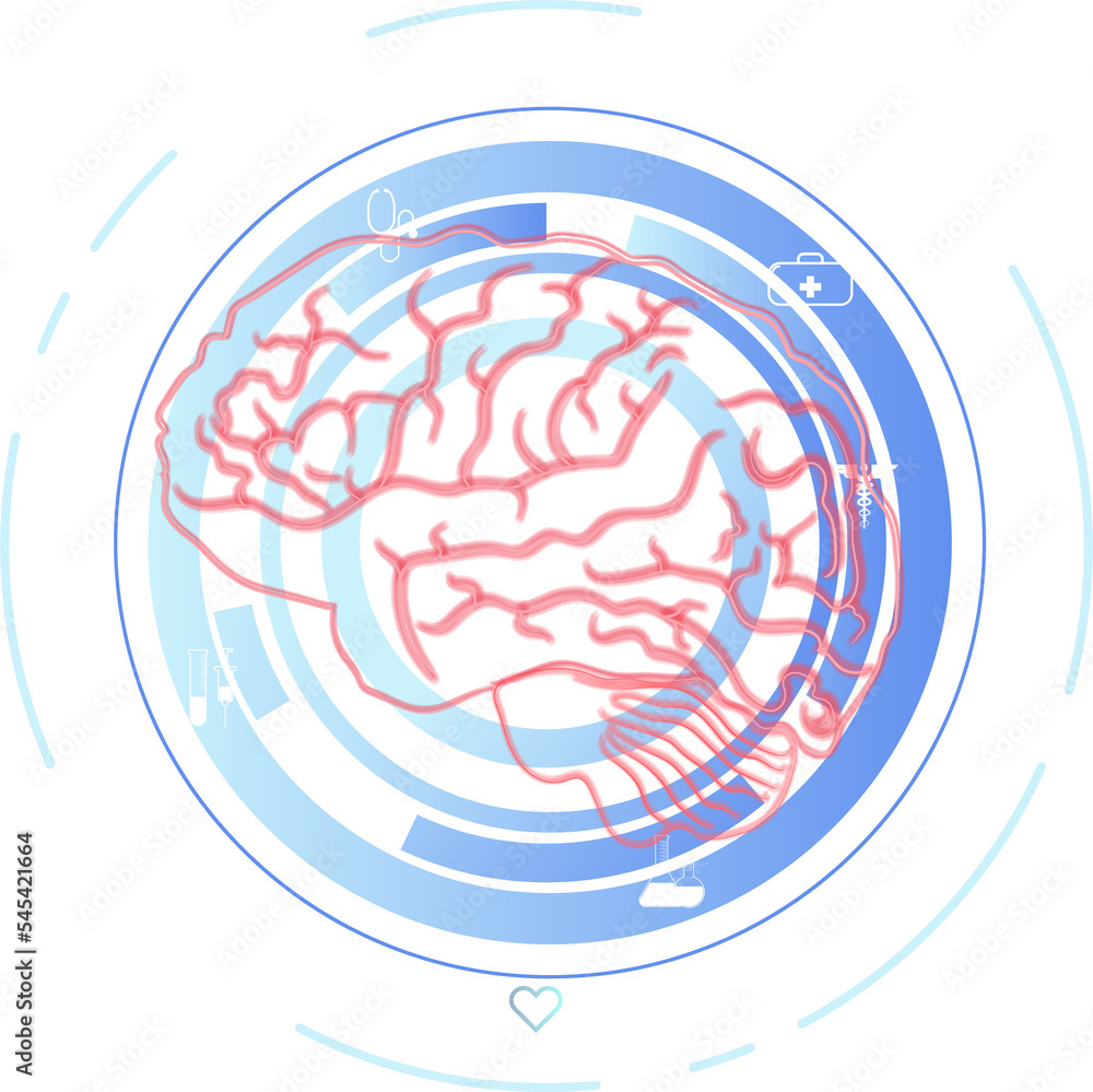 Brain is a human internal organ. Design with low poly technique. Dots joined in a polygonal triangle of red color. Background vector illustration art of a health medicine icon. Brain is a human internal organ. Design with low poly technique. Dots joined in a polygonal triangle of red color. Background vector illustration art of a health medicine icon.