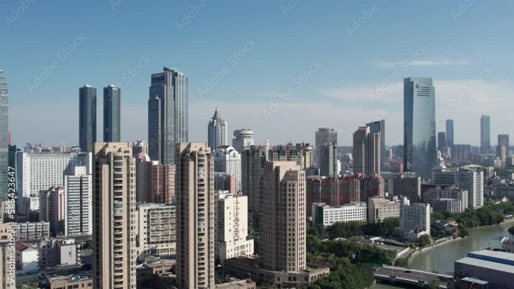Modern architectural aerial photography in Suzhou Lake Modern architectural aerial photography in Suzhou Lake