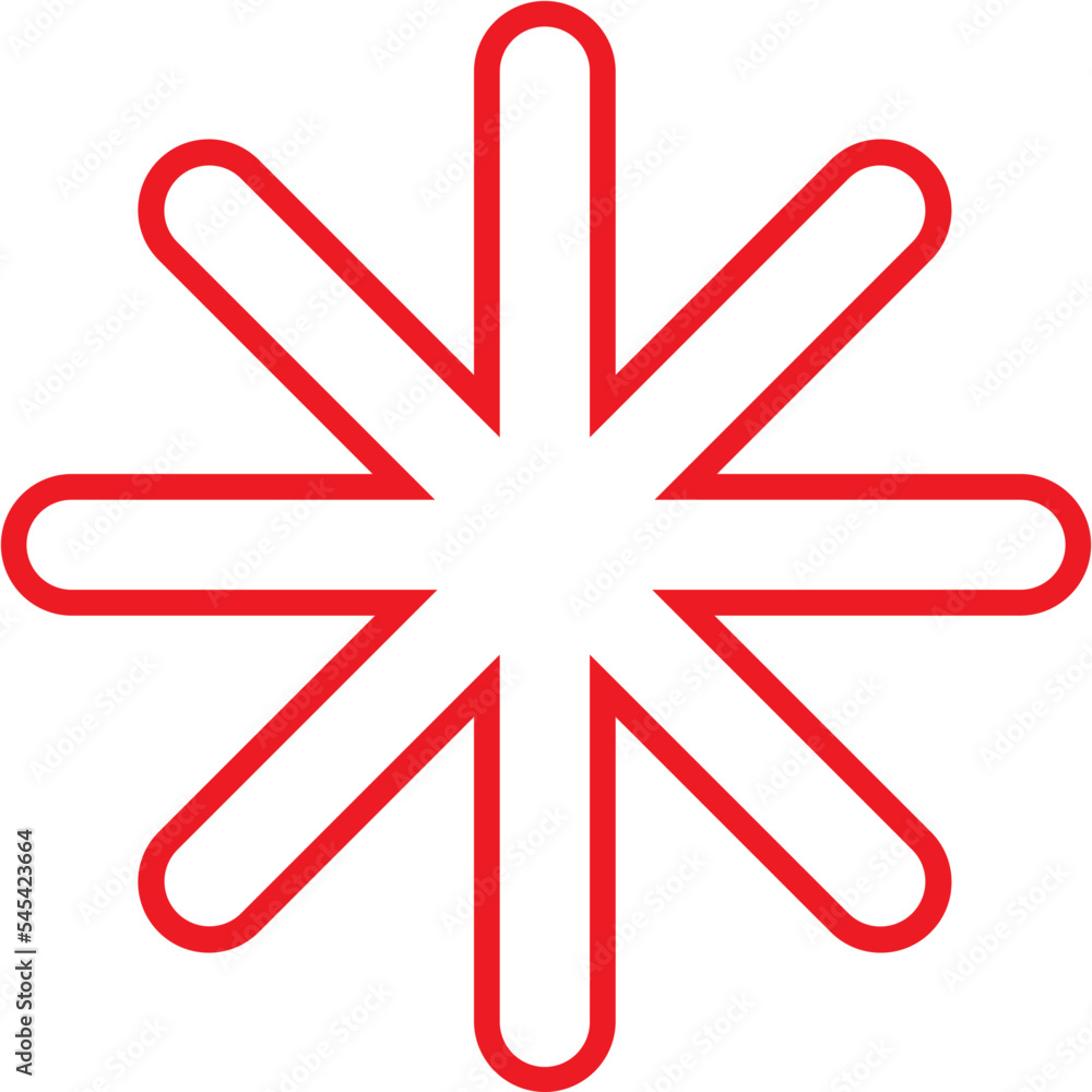Retro Outline Star Retro Outline Star