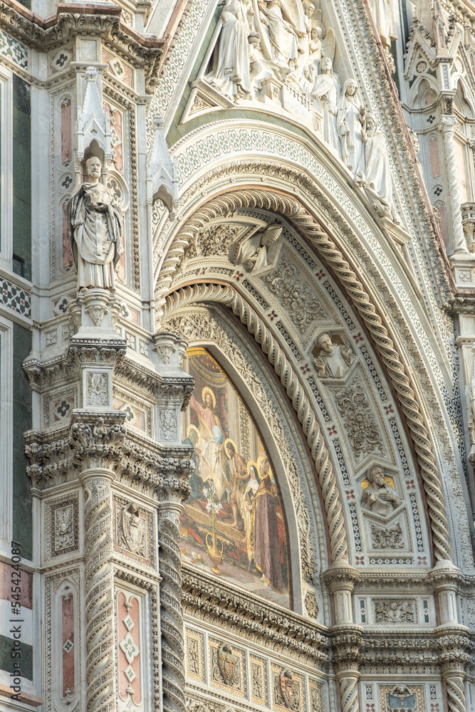View of Cattedrale di Santa Maria del Fiore, Firenze, Italy.
