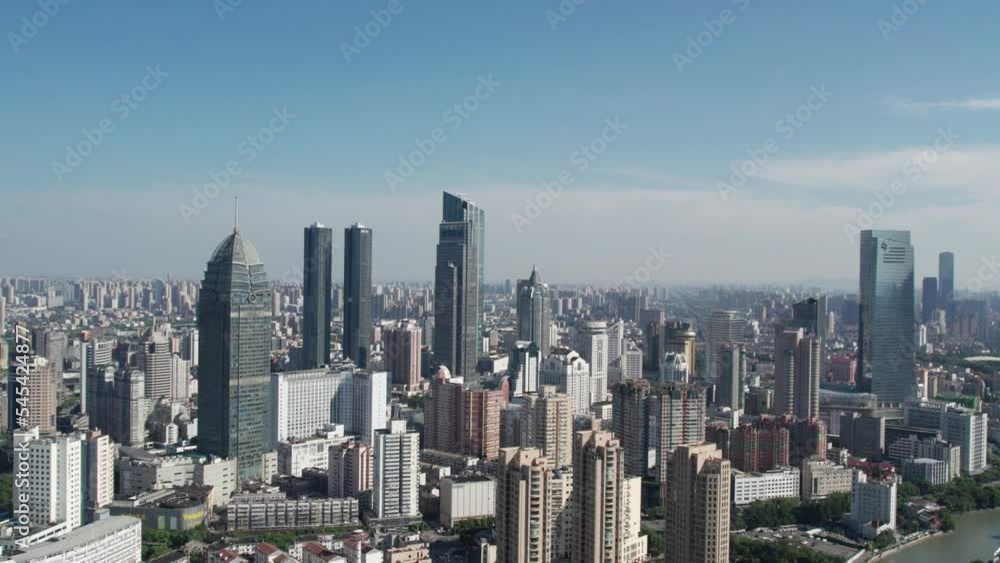 Modern architectural aerial photography in Suzhou Lake Modern architectural aerial photography in Suzhou Lake