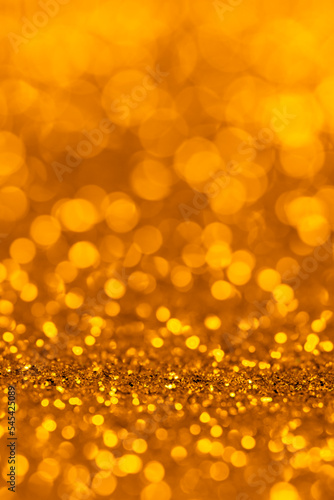 abstract golden bokeh background