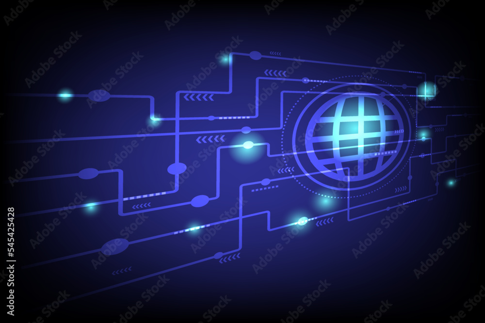 world electronic circuit through globe icon for internet connection and communication shine integrated,vector illustration world electronic circuit through globe icon for internet connection and communication shine integrated,vector illustration