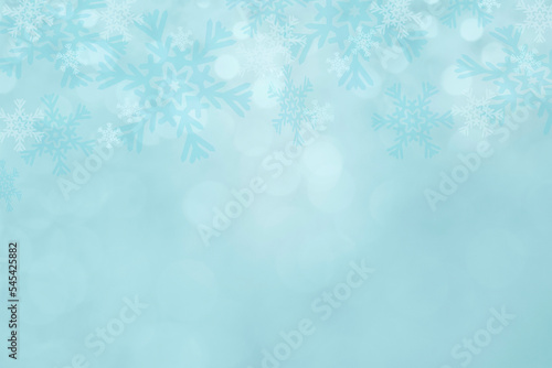 christmas background with snowflakes