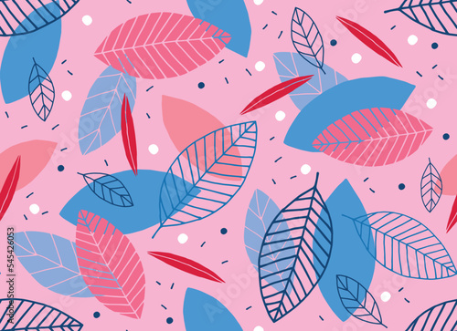 autumn pattern leaves