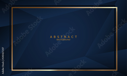 dark blue luxury premium background and gold line.