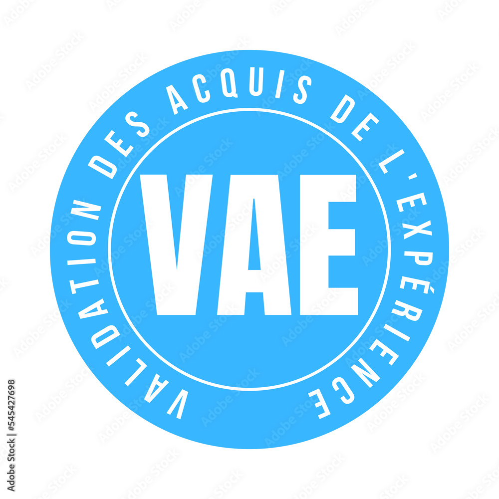 Symbole VAE validation des acquis de l'expérience Symbole VAE validation des acquis de l'expérience