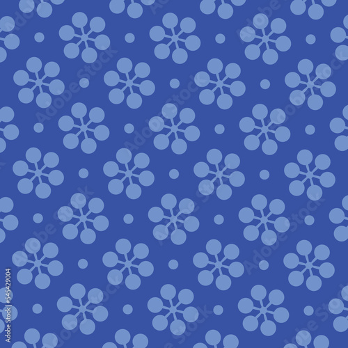 repeated blue dots on dark background flat vector design. well use as wallpaper