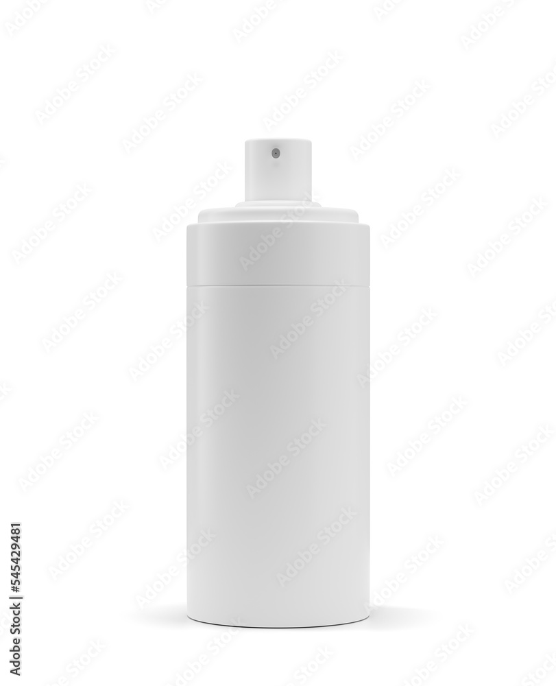 White bottle on white background. Mock up with no label. 3d rendered illustration. White bottle on white background. Mock up with no label. 3d rendered illustration.