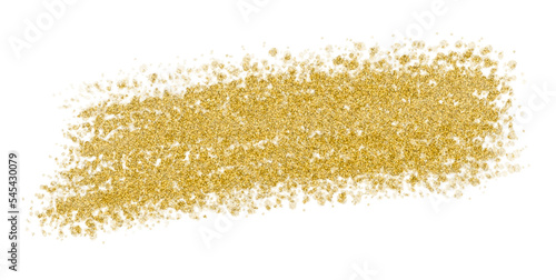 Gold Glitter Brush Stroke, Banner