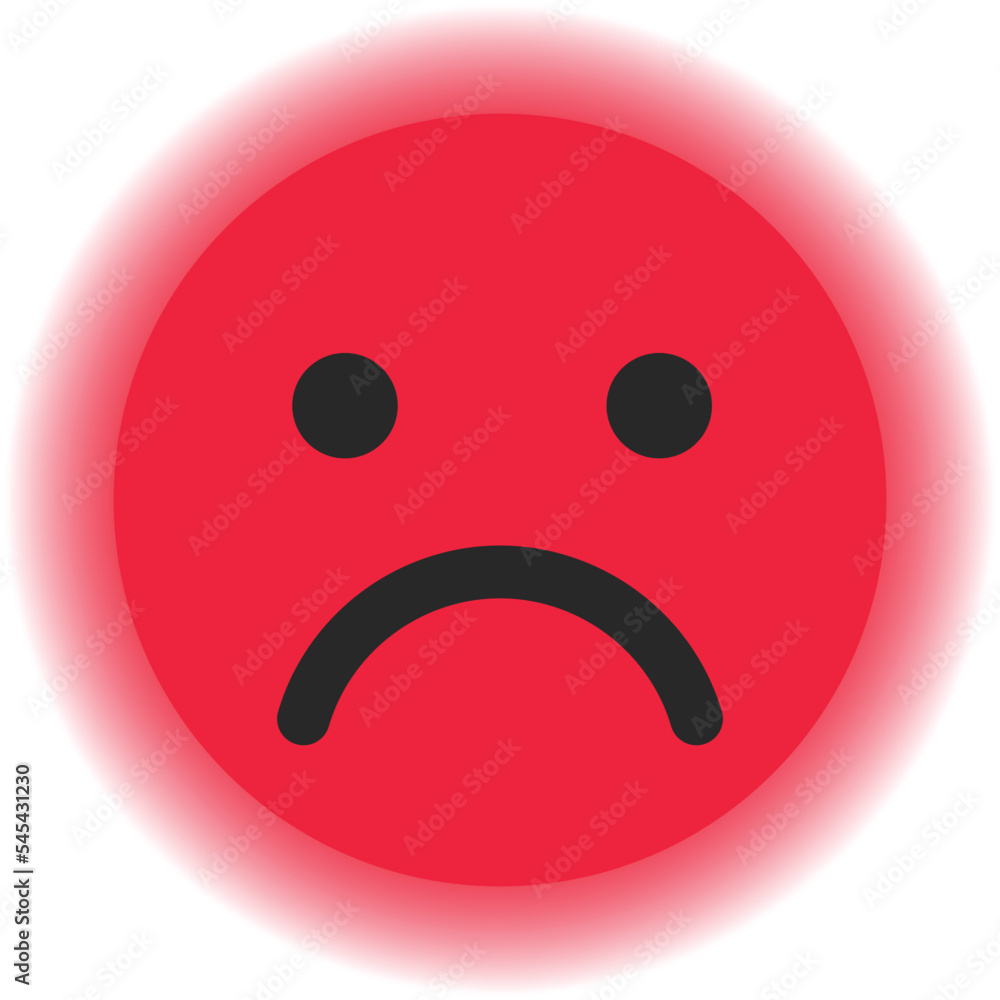 Fototapeta premium unsatisfied face of people, angry and sad face