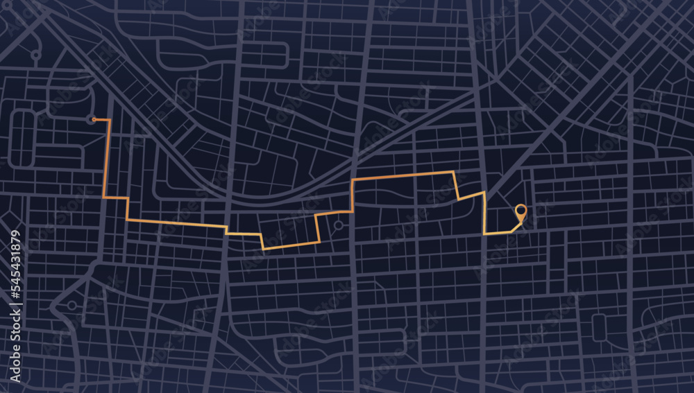 Gps map navigation to own house. View from above the map buildings. Detailed view of city. Decorative graphic tourist map City top view. Abstract background. Flat style, Vector, illustration isolated. Gps map navigation to own house. View from above the map buildings. Detailed view of city. Decorative graphic tourist map City top view. Abstract background. Flat style, Vector, illustration isolated.