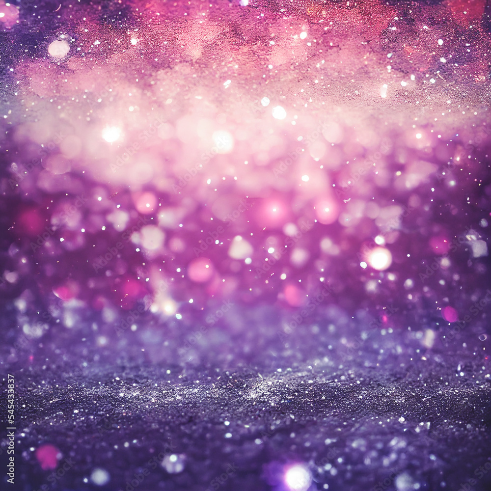 Christmas and winter holidays background with pink bokeh lights and snow. Christmas and winter holidays background with pink bokeh lights and snow.