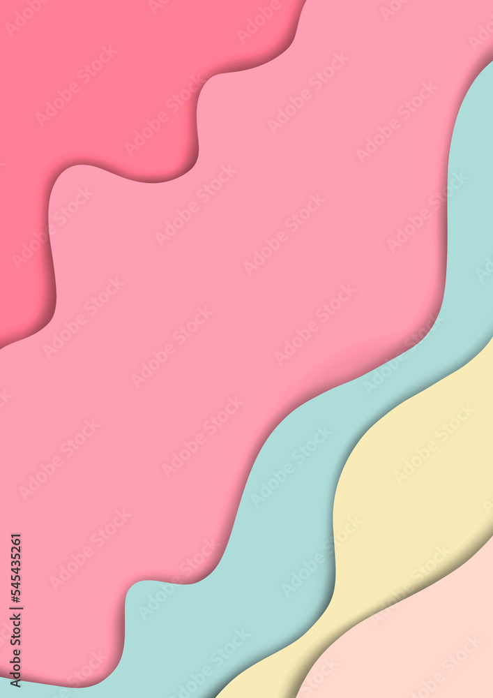 Abstract multicolor paper cut background Abstract multicolor paper cut background