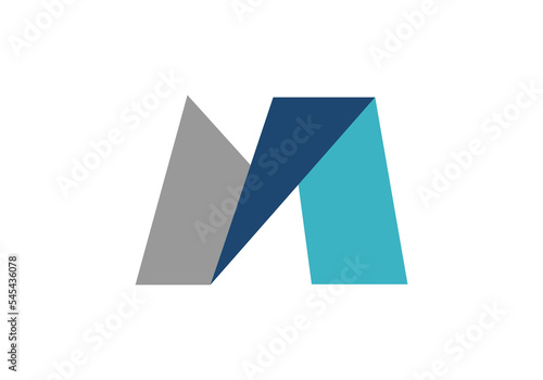 Free Download initial letter logo M 3D initial company icon business logo background illustration - GFXLoad