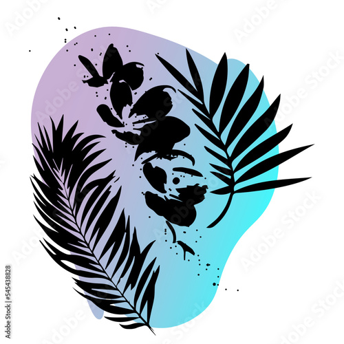 abstract floral design