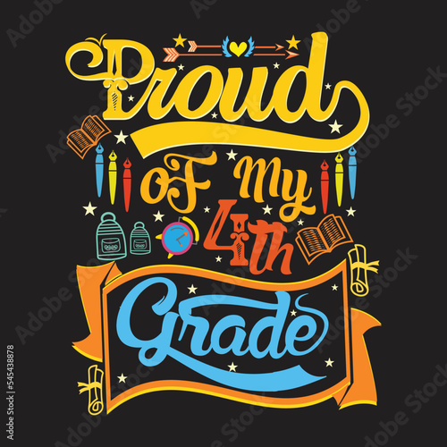 Welcome back to School t shirt design with School elements or Hand drawn back to School typography design