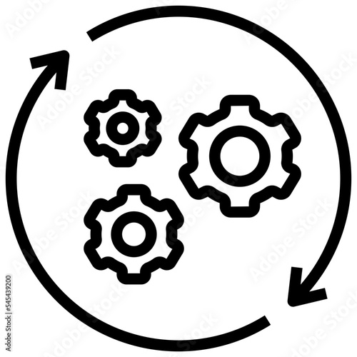 automatic outline style icon