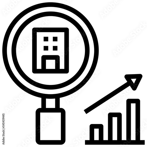 business outline style icon